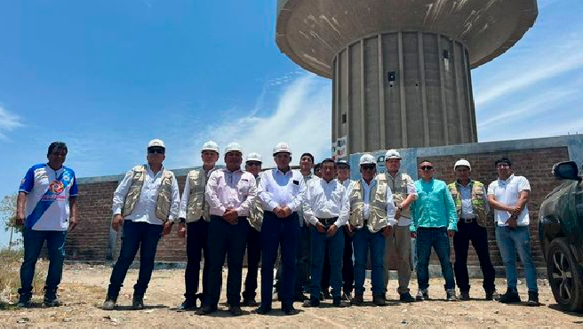 Formalizan entrega de terreno para construcción de la nueva planta de agua potable para Sullana