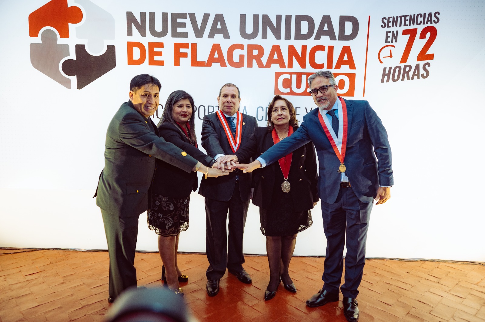 PRESIDENTE DEL PODER JUDICIAL INAUGURÓ UNA DE LAS MÁS GRANDES UNIDADES DE FLAGRANCIA DEL PAIS