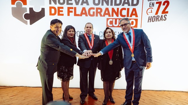 PRESIDENTE DEL PODER JUDICIAL INAUGURÓ UNA DE LAS MÁS GRANDES UNIDADES DE FLAGRANCIA DEL PAIS