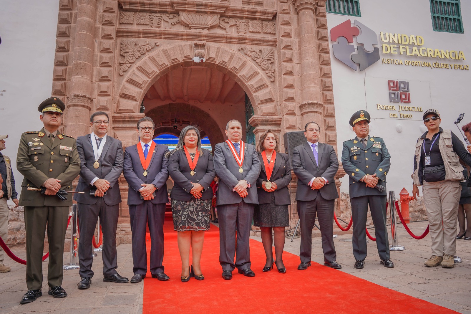 PRESIDENTE DEL PODER JUDICIAL INAUGURÓ UNA DE LAS MÁS GRANDES UNIDADES DE FLAGRANCIA DEL PAIS