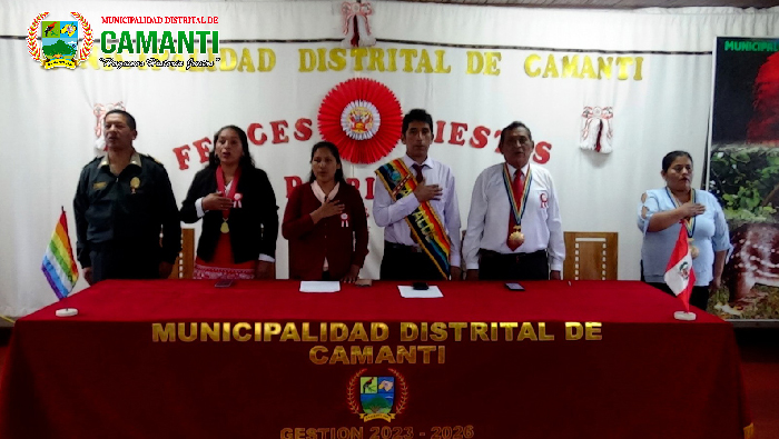 Celebramos las fiestas patrias en camanti