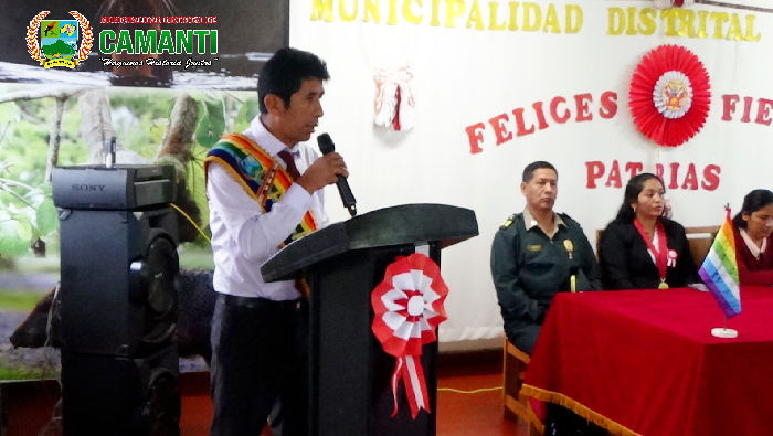 Celebramos las fiestas patrias en camanti