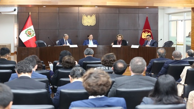 Presidenta del Tribunal Constitucional Luz Pacheco inauguró la VI Conferencia Internacional Iberoamericana de Arbitraje