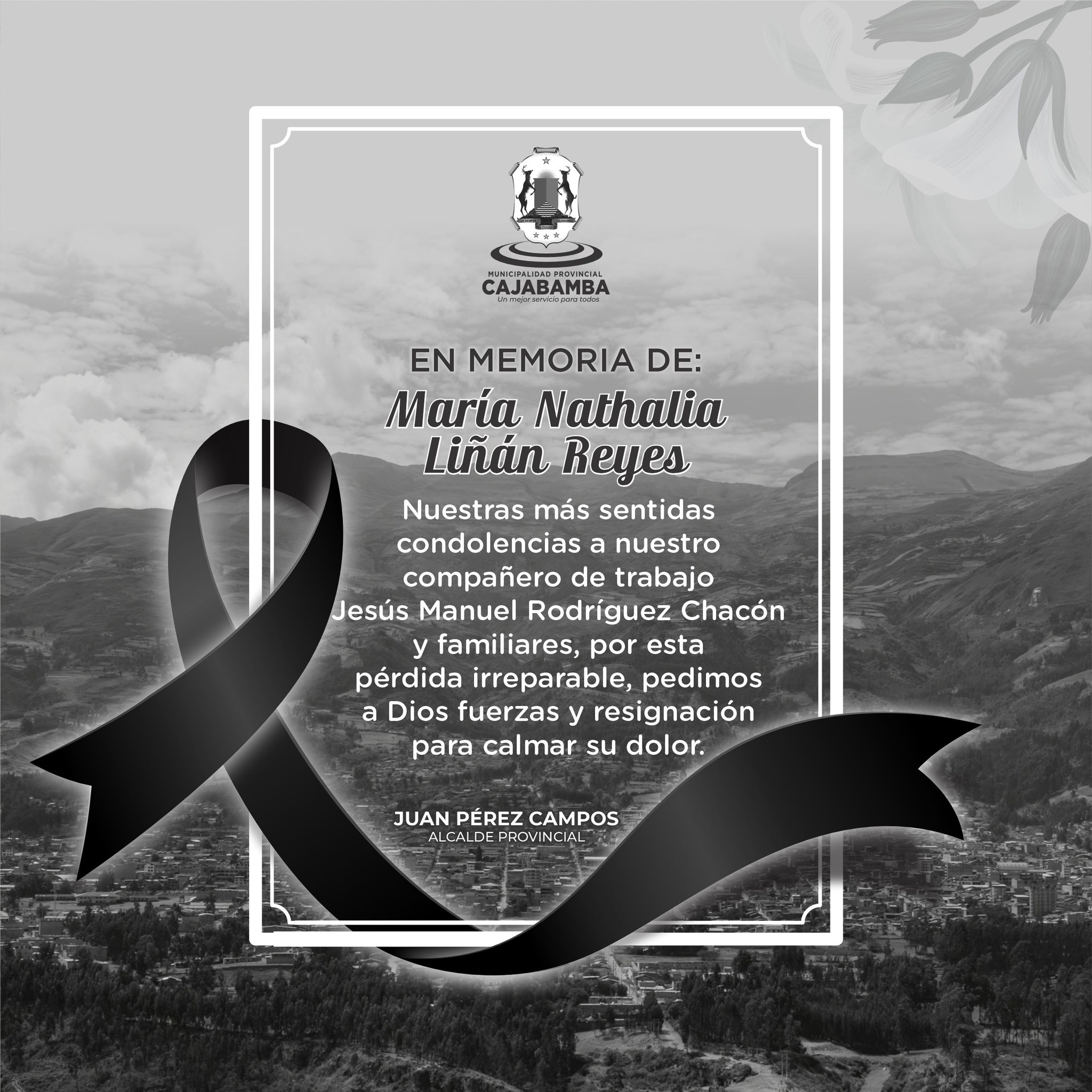 Nota de Pésame