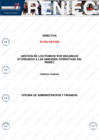 Vista preliminar de documento Directiva DI-035-OAF/005 “Gestión de los Fondos por Encargos Otorgados a las Unidades Operativas del RENIEC”, primera versión