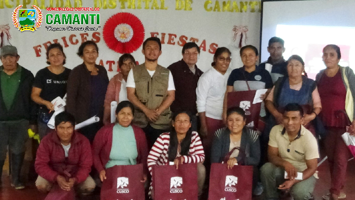 Productores agrícolas y agroindustriales de camanti recibieron charla informativa del fondo concursable procompite 2024