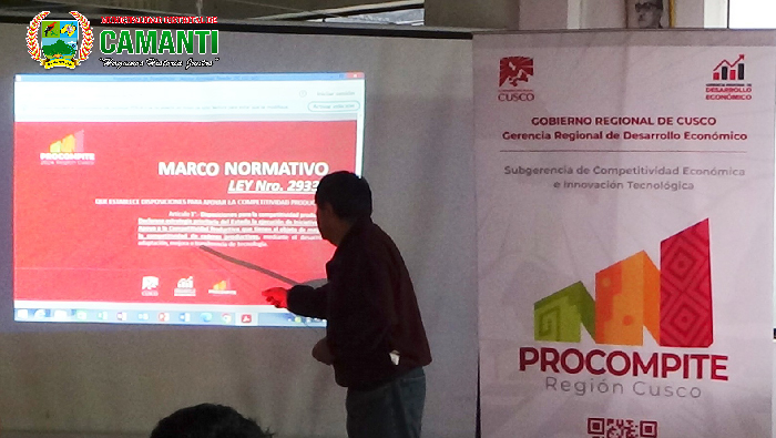 Productores agrícolas y agroindustriales de camanti recibieron charla informativa del fondo concursable procompite 2024