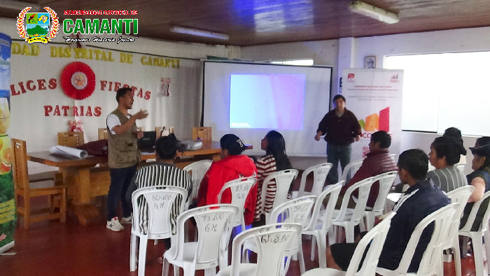 Productores agrícolas y agroindustriales de camanti recibieron charla informativa del fondo concursable procompite 2024