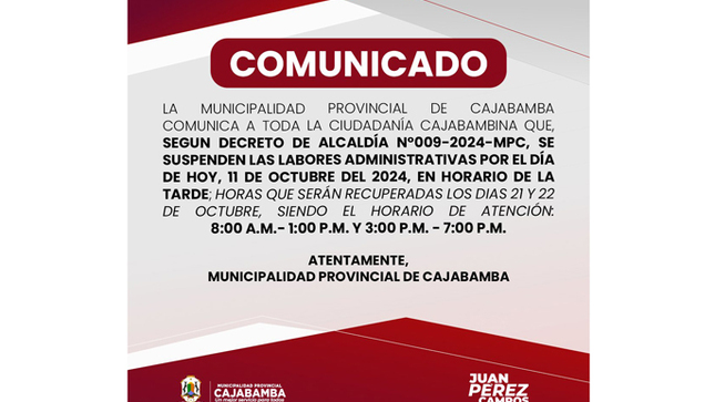 Comunicado