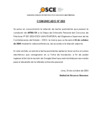 Vista preliminar de documento Comunicado N°003 del Concurso Público de Prácticas N° 031-2024-OSCE-LIMA/TEMPORAL