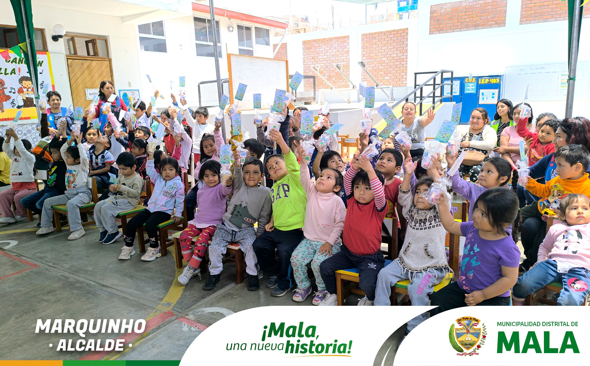"Cuentacuentos: Historias Mediambientales" en la I.E.I. 483 Santa Rosa de Mala por la Semana de la Educación Ambiental