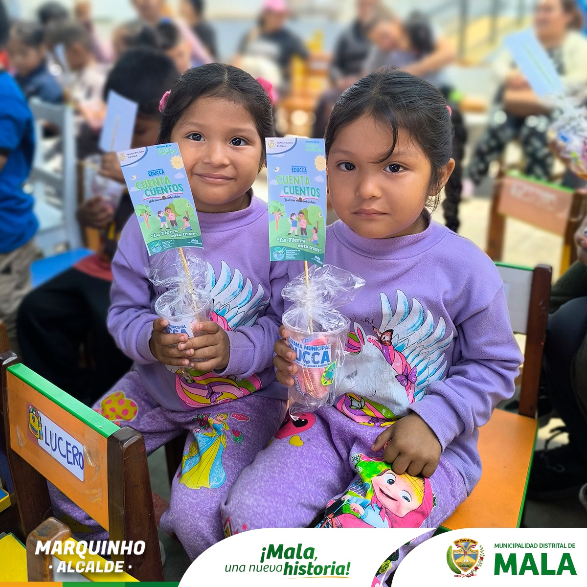 "Cuentacuentos: Historias Mediambientales" en la I.E.I. 483 Santa Rosa de Mala por la Semana de la Educación Ambiental