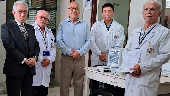 Recibimos equipo biomédico craneótomo: convenio de cooperación docente asistencial con Universidad Ricardo Palma