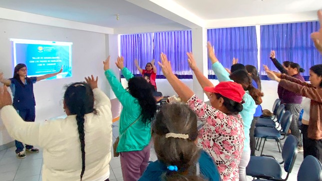 CEBE N° 05 de Chancay se benefician de taller de pautas para una mejora sensorial y de conducta 