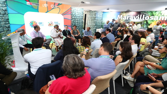 Sernanp lleva la conservación de áreas protegidas de Perú a la COP16