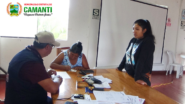 Campaña de dni gratuito beneficia a los vecinos de camanti