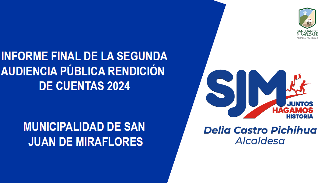 SEGUNDA AUDIENCIA PUBLICA RENDICION DE CUENTA 2024