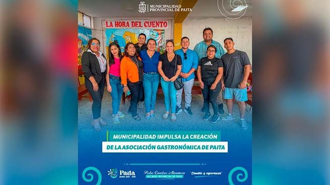 Municipalidad impulsa la creación de la ASOCIACIÓN GASTRONÓMICA DE PAITA