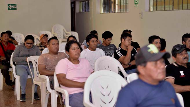 Talleres se realizaron en el distrito de Vichayal