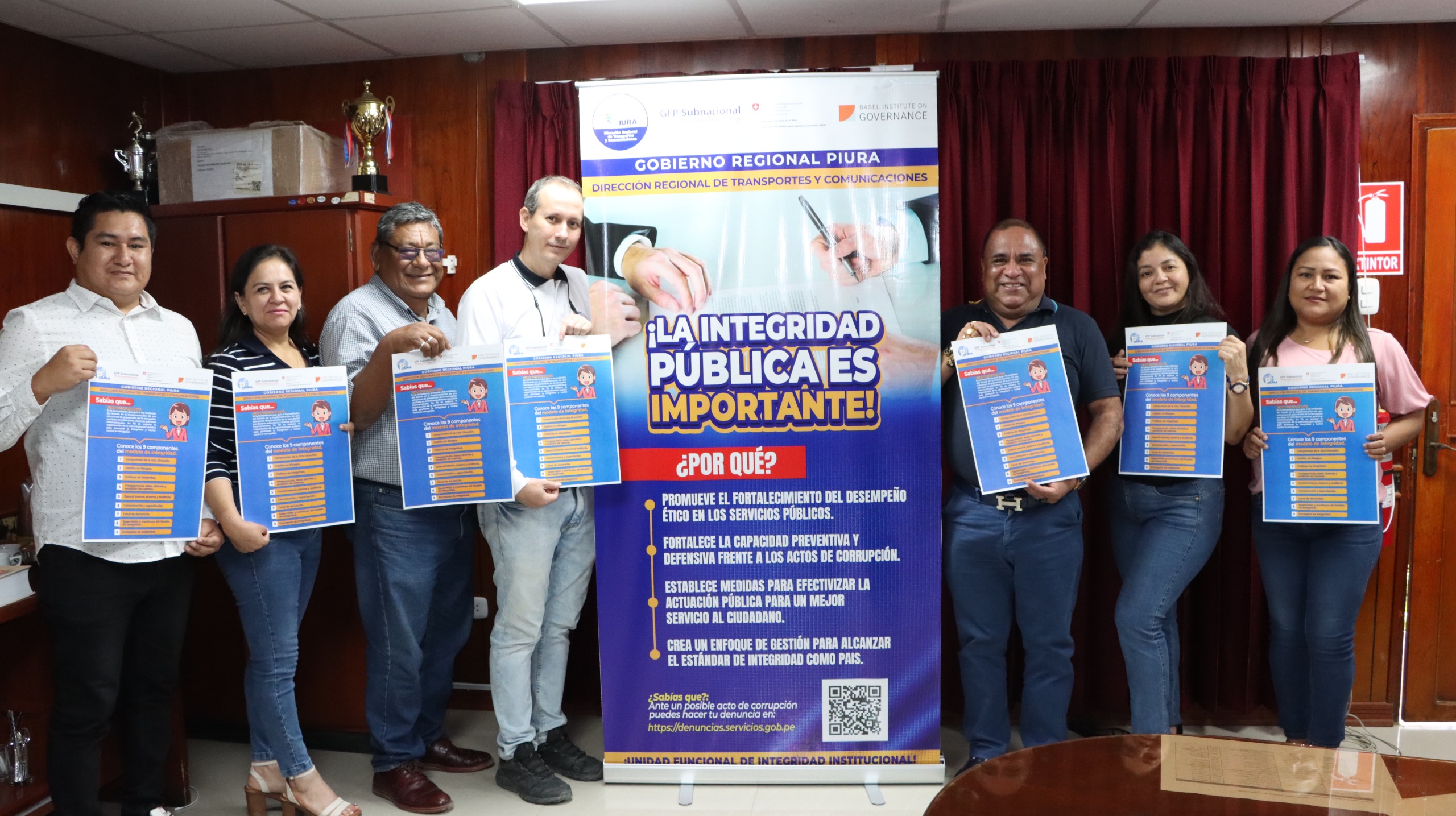 Gobierno Regional impulsa integridad y ética para prevenir y denunciar actos de corrupción
