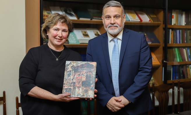 Conversatorio sobre la vida y obra de César Vallejo en el Instituto de Literatura Mundial de Rusia