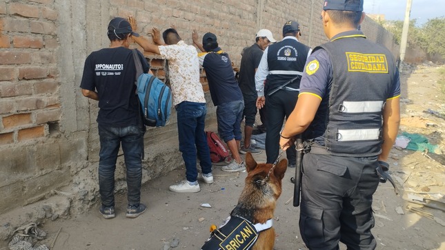 Seguridad Ciudadana retira a consumidores de drogas de espacios públicos 