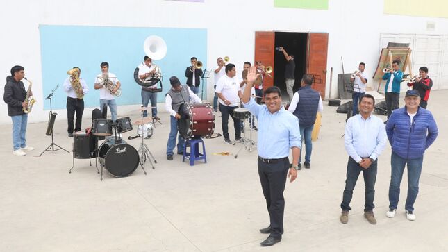 Gestión de Mario Reyna reactiva Banda Municipal de Trujillo 
