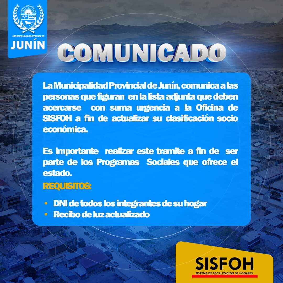 Comunicado