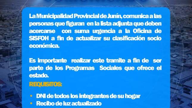 Comunicado