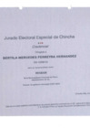 Vista preliminar de documento CREDENCIAL DEL REGIDOR - BERTILA MERCEDES FERREYRA HERNANDEZ