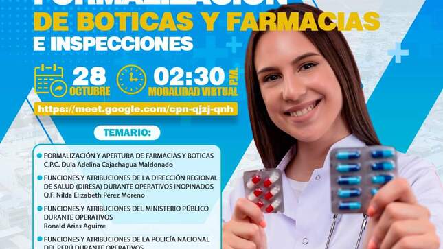 Información con una enfermera al costado. 
