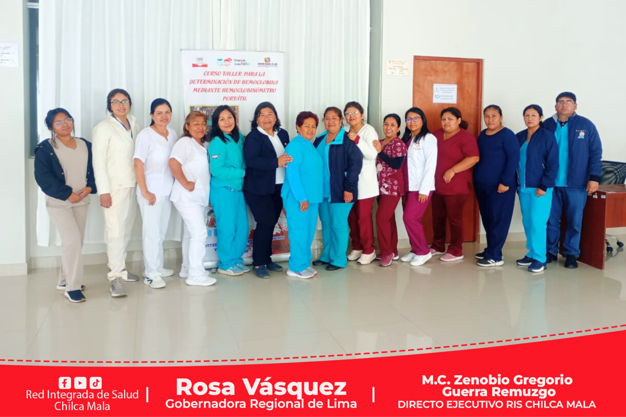 RIS Chilca Mala: VI Taller de Determinación de Hemoglobina mediante Hemoglobinómetro Portátil