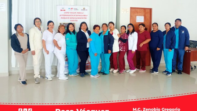 RIS Chilca Mala: VI Taller de Determinación de Hemoglobina mediante Hemoglobinómetro Portátil