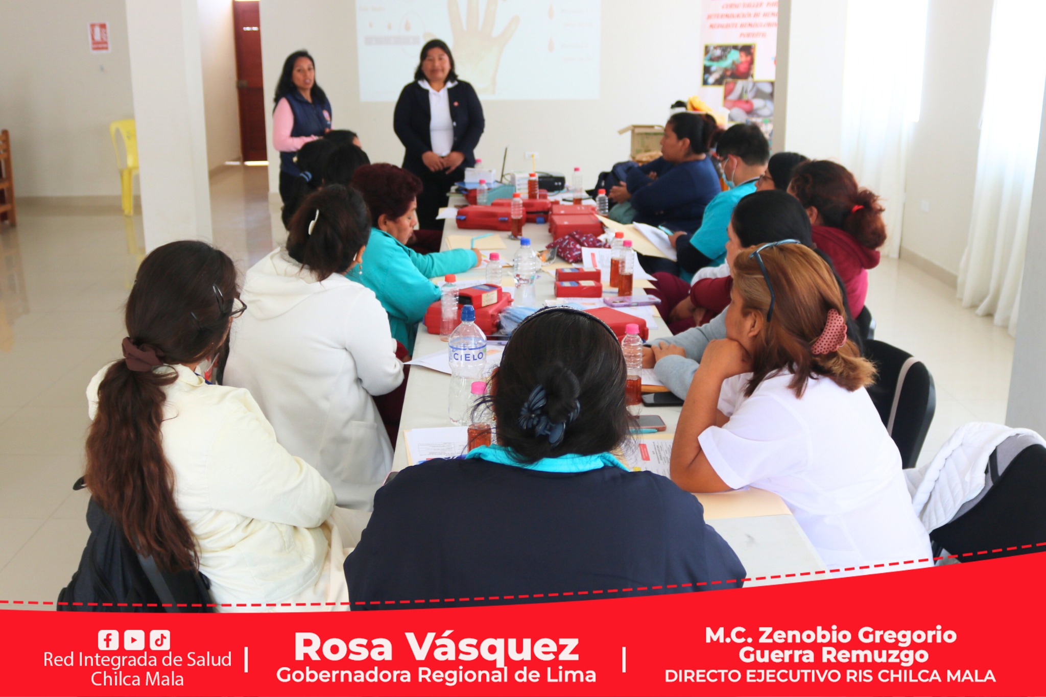 RIS Chilca Mala: VI Taller de Determinación de Hemoglobina mediante Hemoglobinómetro Portátil