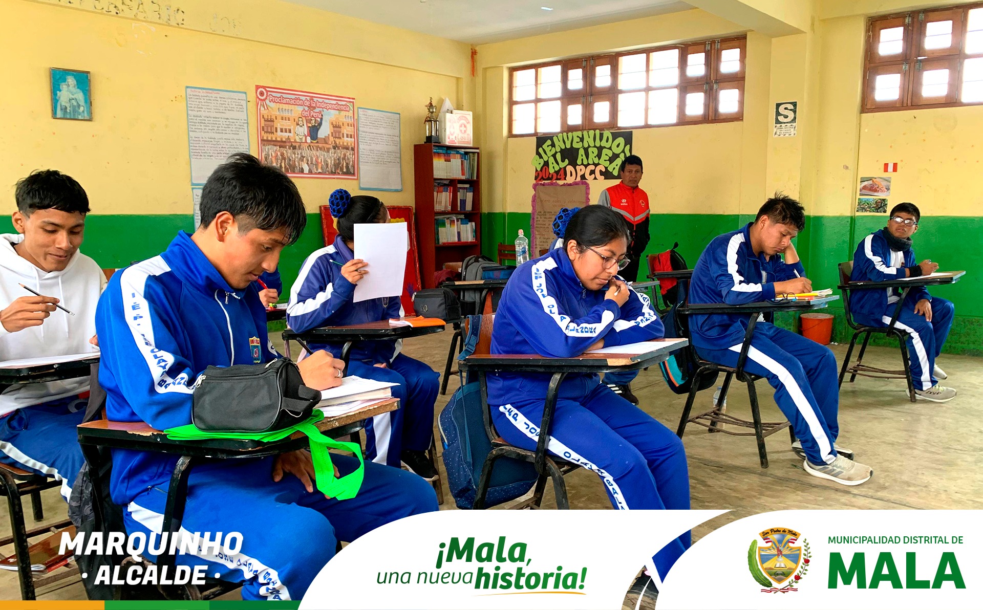 Talleres Psicológicos y Test Vocacional en la IEP N°20236 "JOSE OLAYA BALANDRA - BUJAMA JAMA"