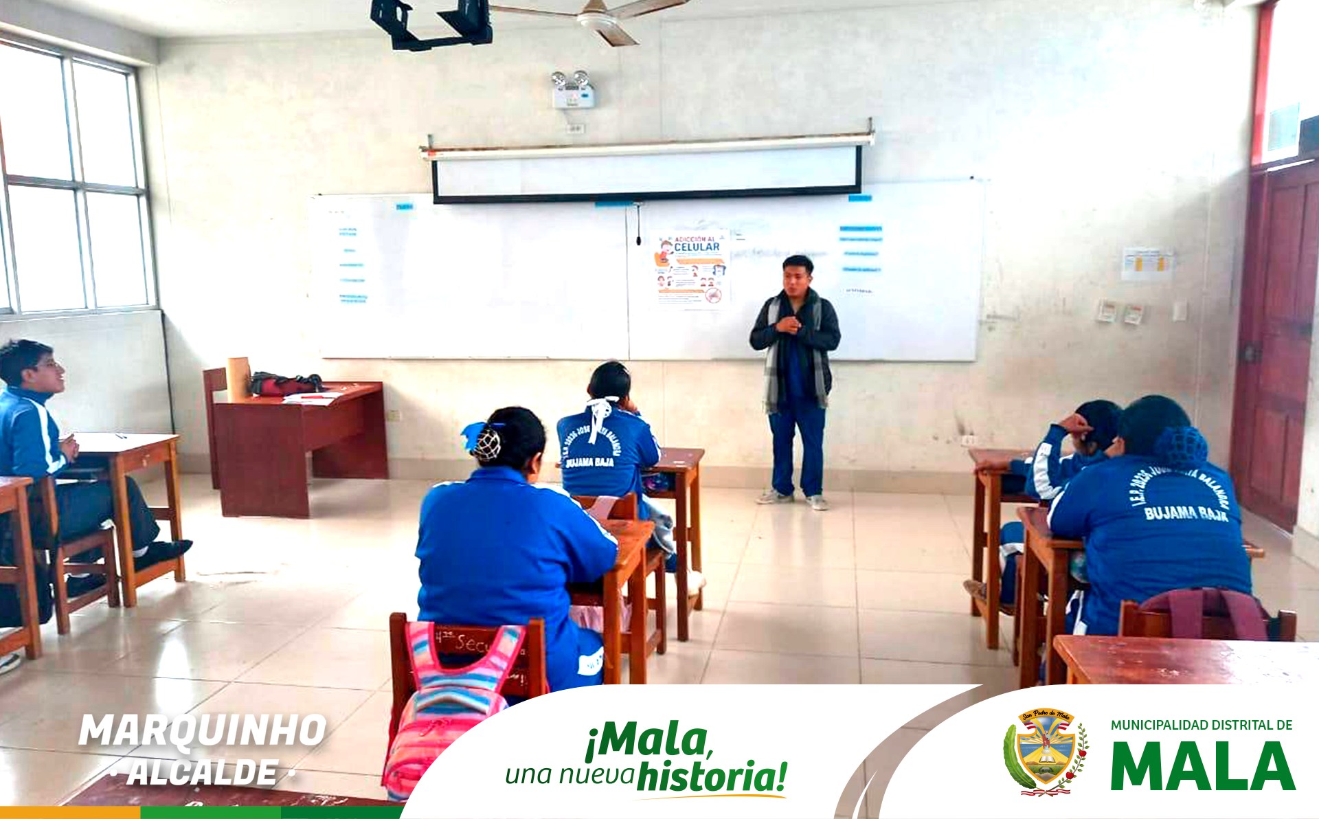 Talleres Psicológicos y Test Vocacional en la IEP N°20236 "JOSE OLAYA BALANDRA - BUJAMA JAMA"