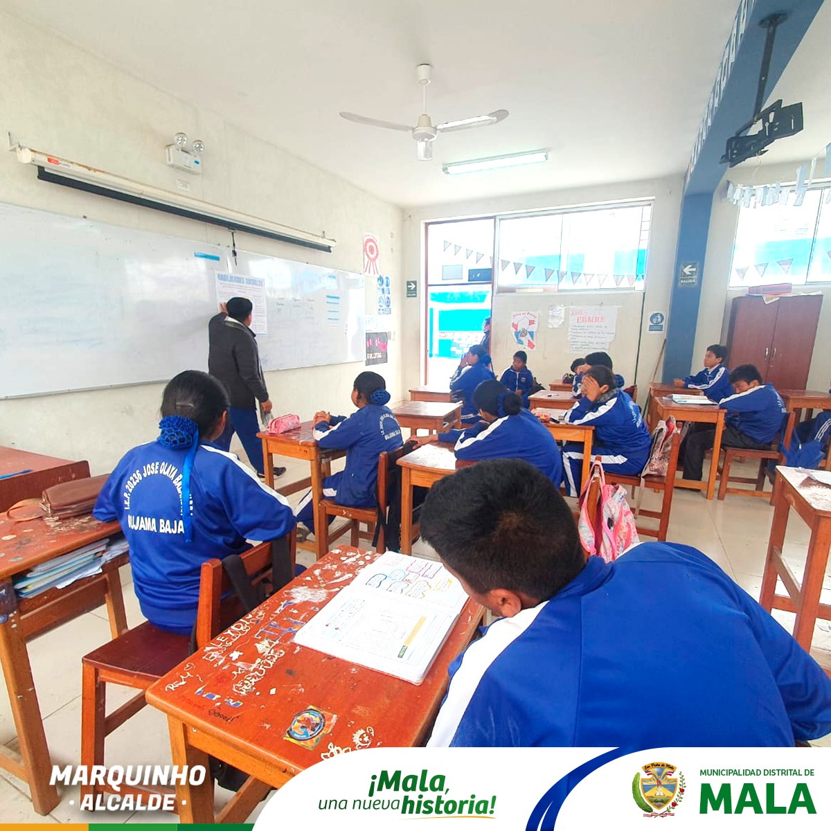 Talleres Psicológicos y Test Vocacional en la IEP N°20236 "JOSE OLAYA BALANDRA - BUJAMA JAMA"