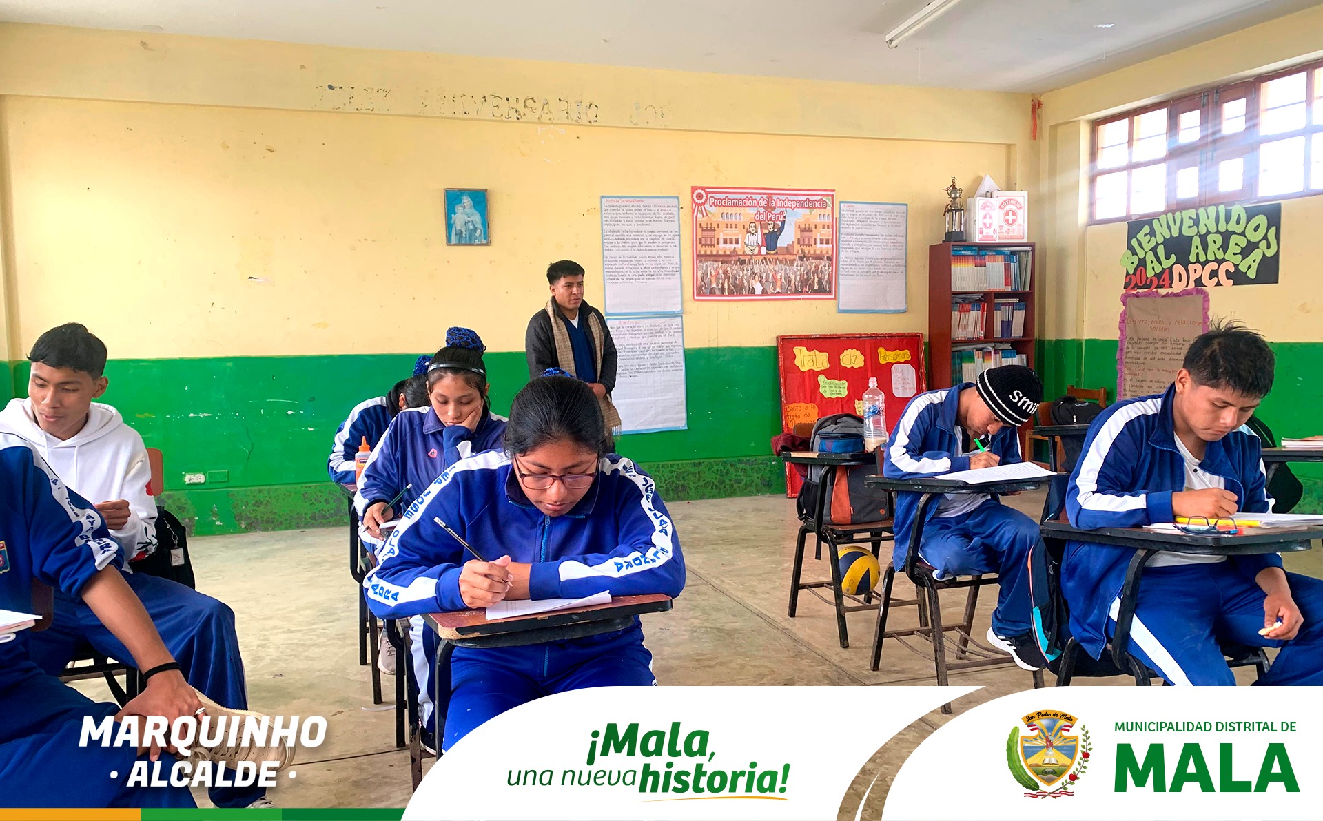 Talleres Psicológicos y Test Vocacional en la IEP N°20236 "JOSE OLAYA BALANDRA - BUJAMA JAMA"