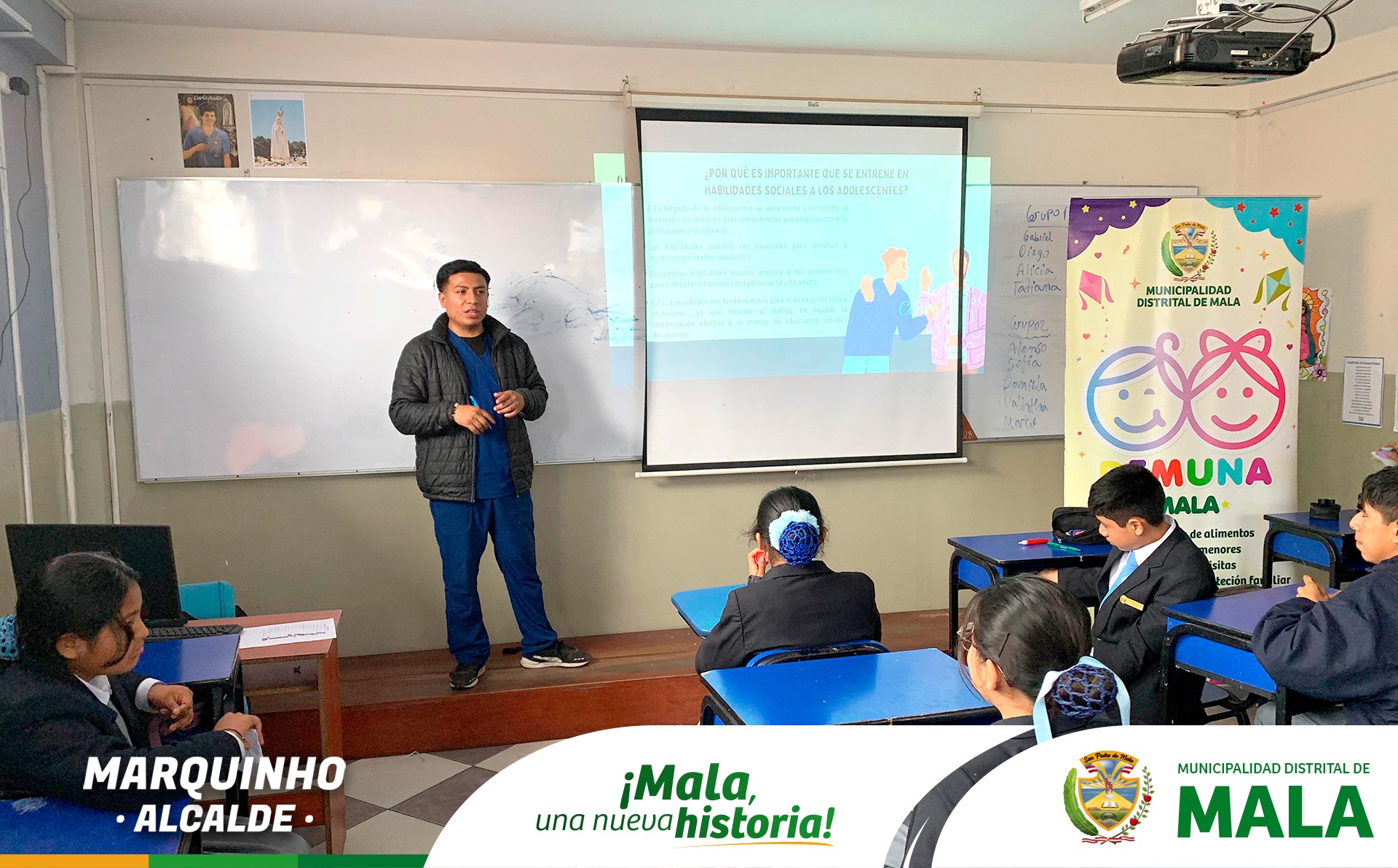 Se Realizaron Talleres Psicológicos en la IE Virgen de Guadalupe