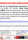 Vista preliminar de documento COMUNICADO OFICIAL N°003-2024 DISTRIBUCION MATERIALES DE LIMPIEZA[B][R]