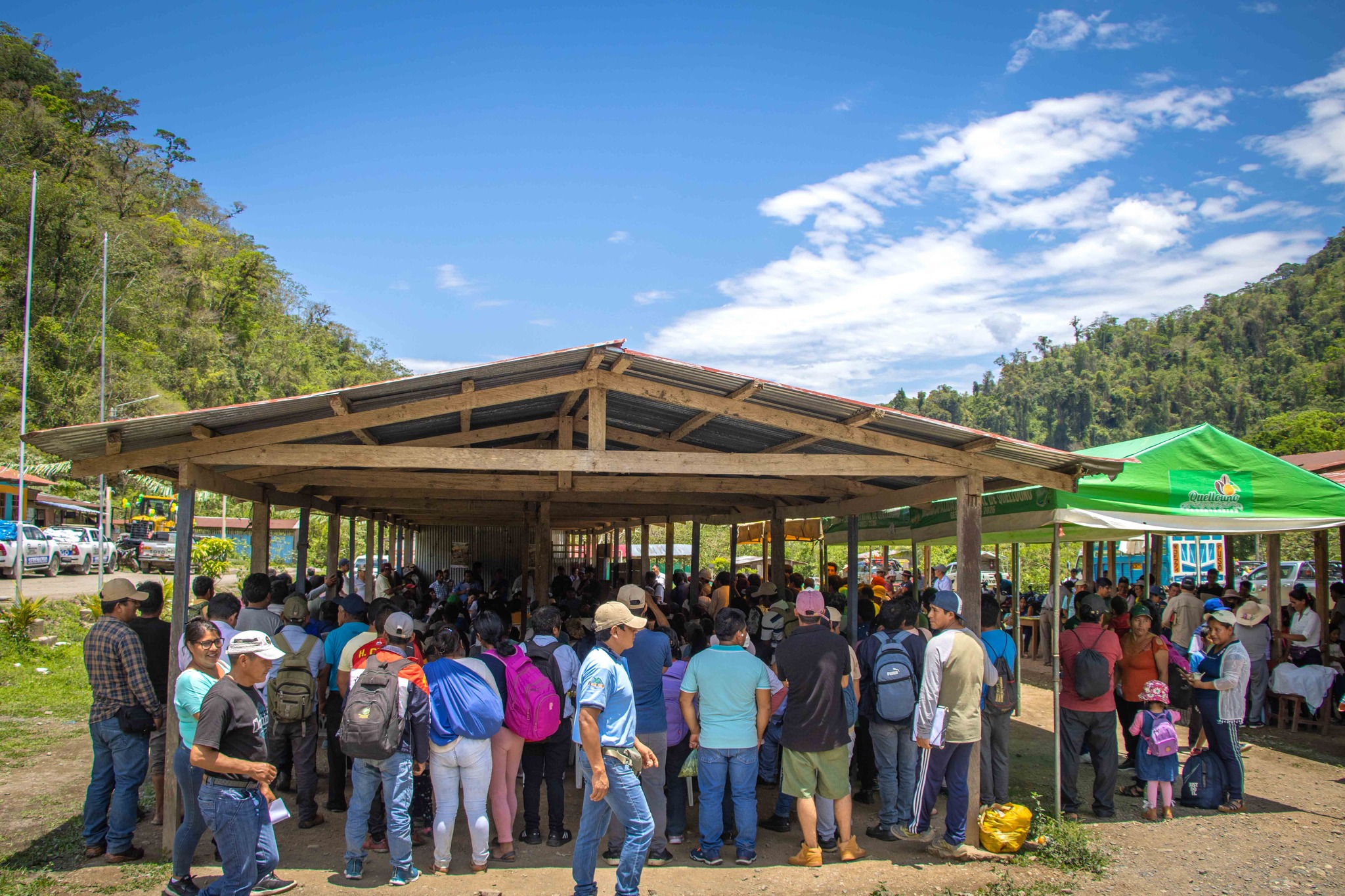 Autoridades y comunidad unidos por el desarrollo del Centro Poblado de Penetración