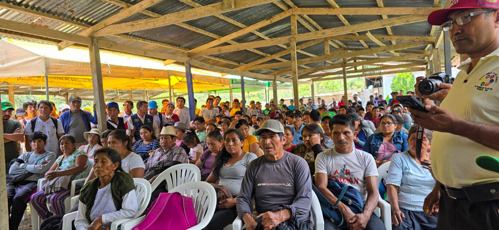 Autoridades y comunidad unidos por el desarrollo del Centro Poblado de Penetración