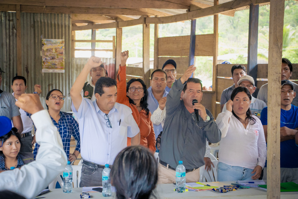 Autoridades y comunidad unidos por el desarrollo del Centro Poblado de Penetración