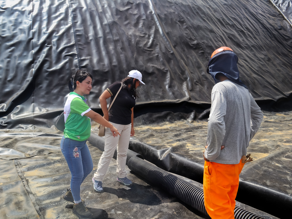 Importantes avances en el mantenimiento del relleno sanitario de Tiobamba Playa