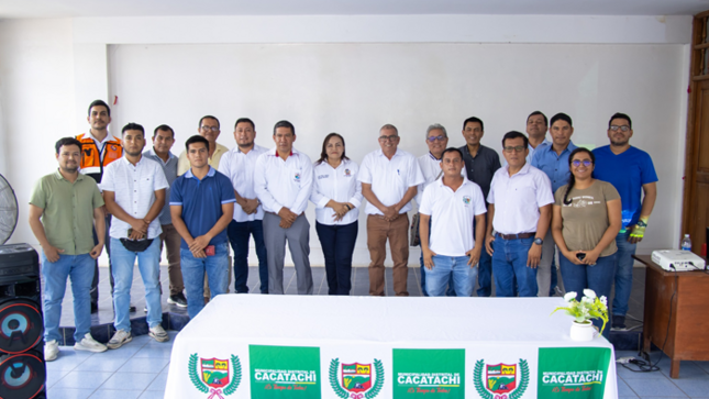 Alcaldesa participó en reunión del IVP San Martín.