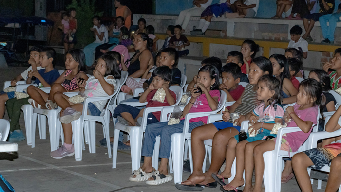 Gestión municipal desarrolla Cine Ecológico.