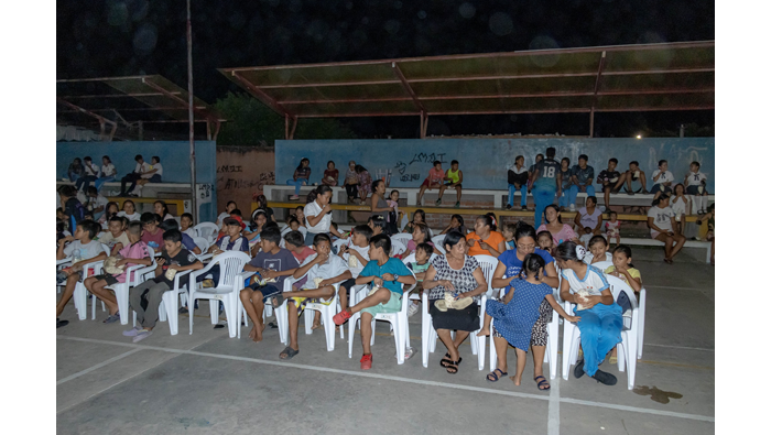 Gestión municipal desarrolla Cine Ecológico.