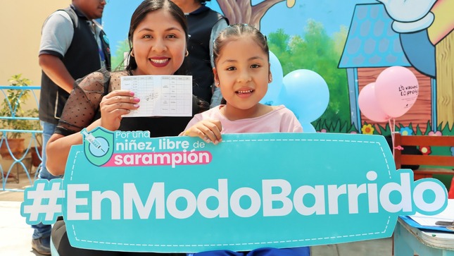 Hasta el 10 de noviembre se extiende el Barrido de Vacunación contra el Sarampión
