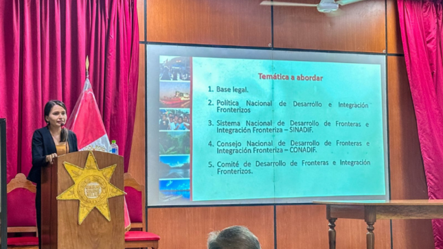Destacan el rol de la Cancillería en la integración fronteriza en taller especializado en Pucallpa