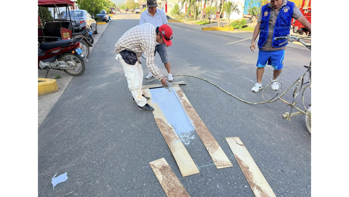 Jornada de limpieza, arborizaciΓ³n y repintado de la seΓ±alizaciΓ³n en el Jr. 09 de abril - Urb. 09 de abril.